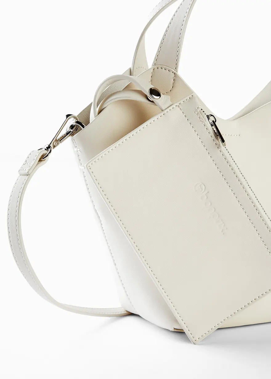 Bonprix Trendige Mini Handtasche Im Modernen Look - Weiß