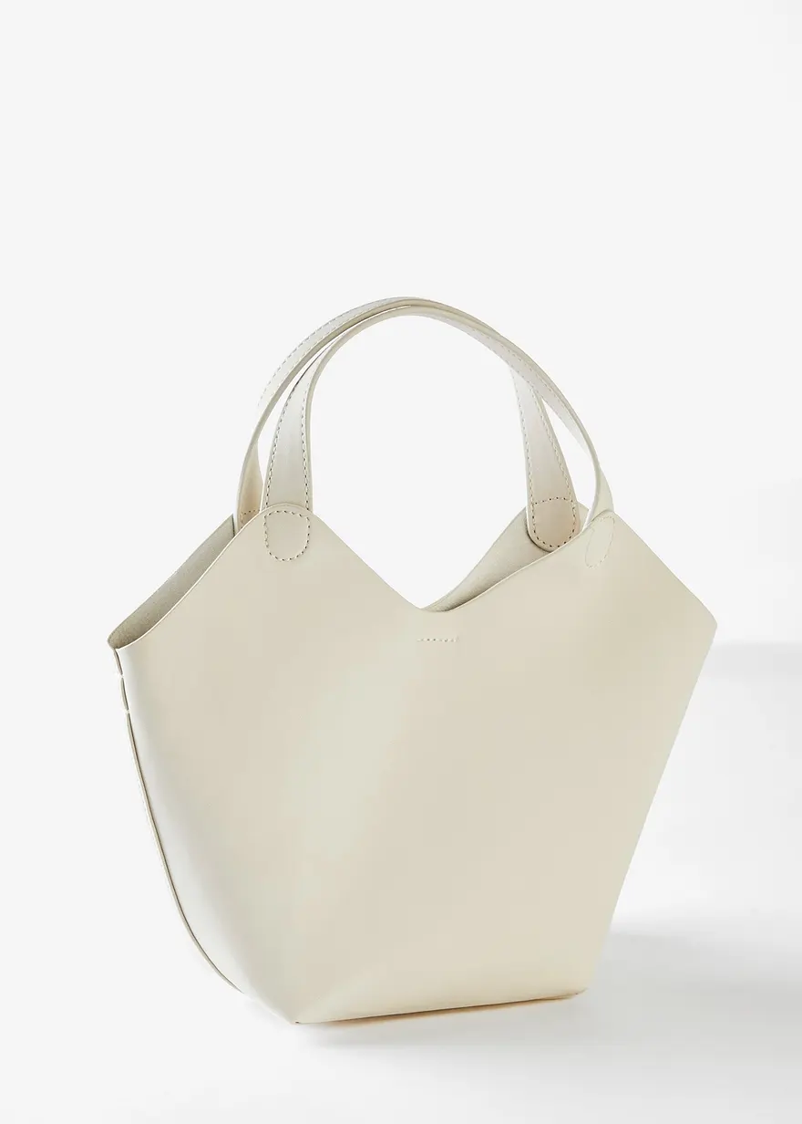 Bonprix Trendige Mini Handtasche Im Modernen Look - Weiß