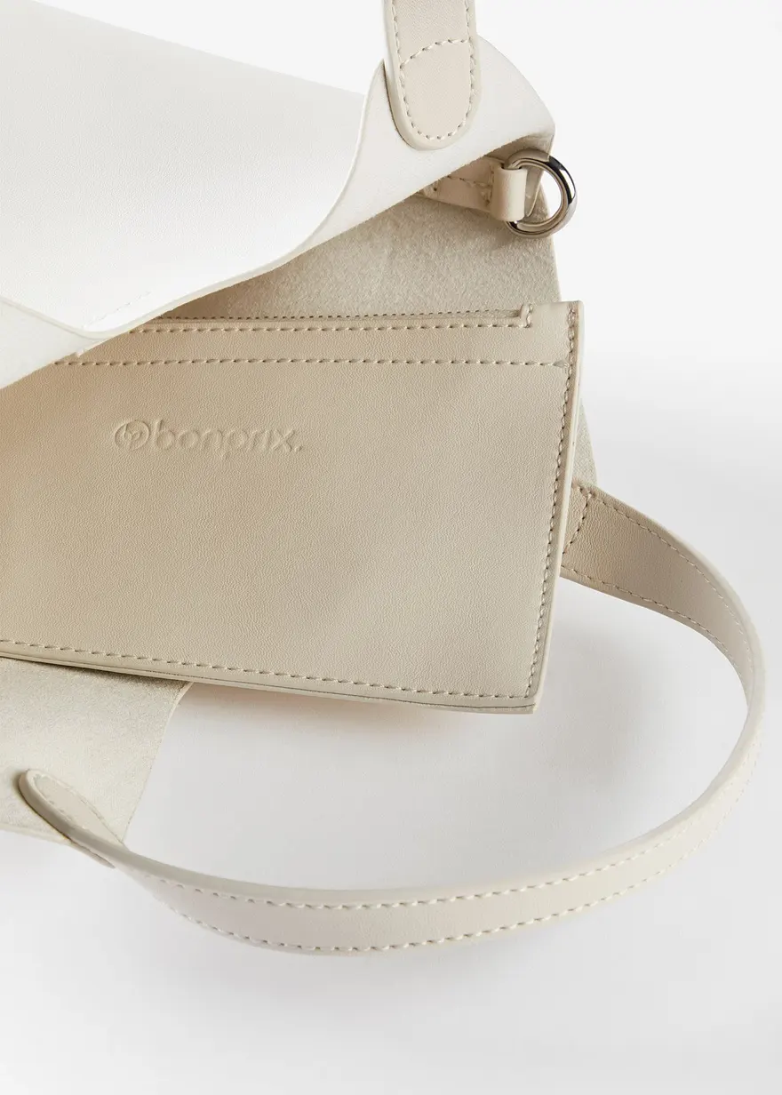 Bonprix Trendige Mini Handtasche Im Modernen Look - Weiß