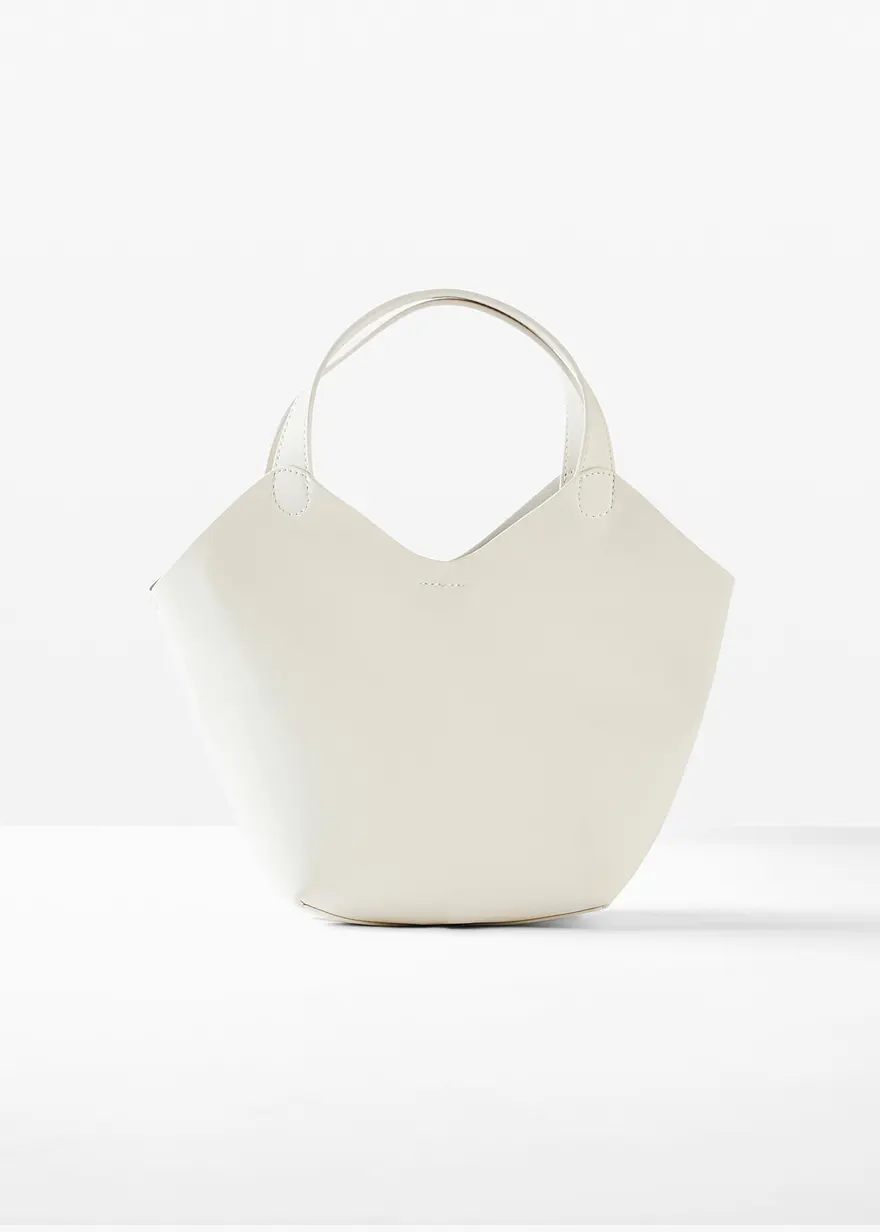 bonprix Trendige Mini Handtasche im modernen Look - weiß