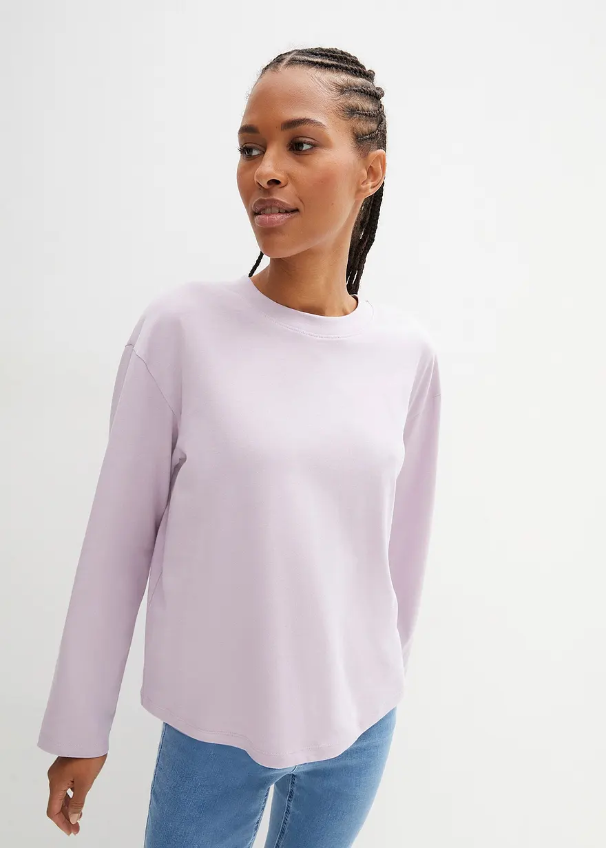 Bonprix Trendiges Oversized Shirt Aus Bio-Baumwolle - Damen