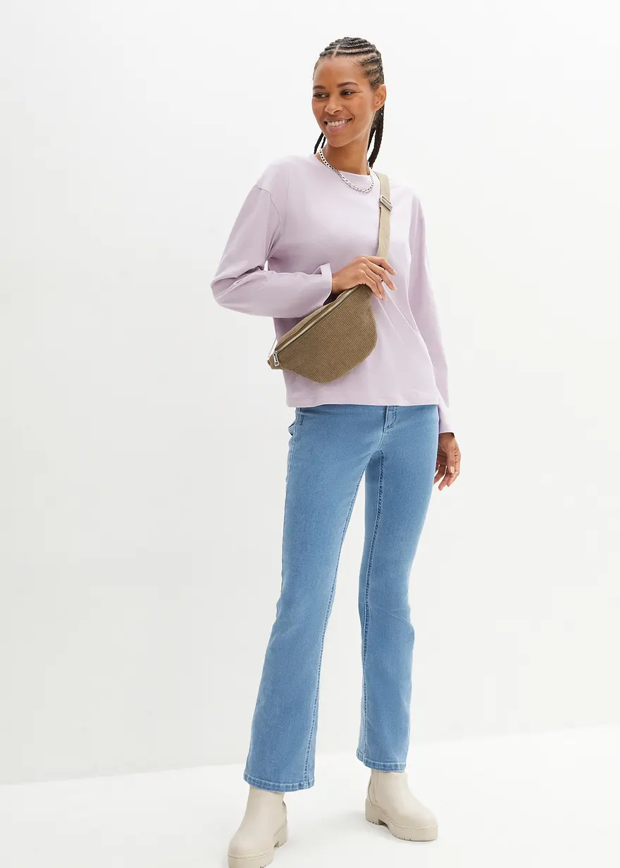 Bonprix Trendiges Oversized Shirt Aus Bio-Baumwolle - Damen
