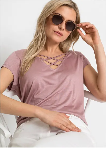 Bonprix Trendy Sonnenbrille Mit Rosafarbenen Gestell - Rosa