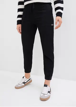 Bonprix Twillhose Mit Bequembund Und Aufgesetzten Taschen Hinten - Damen