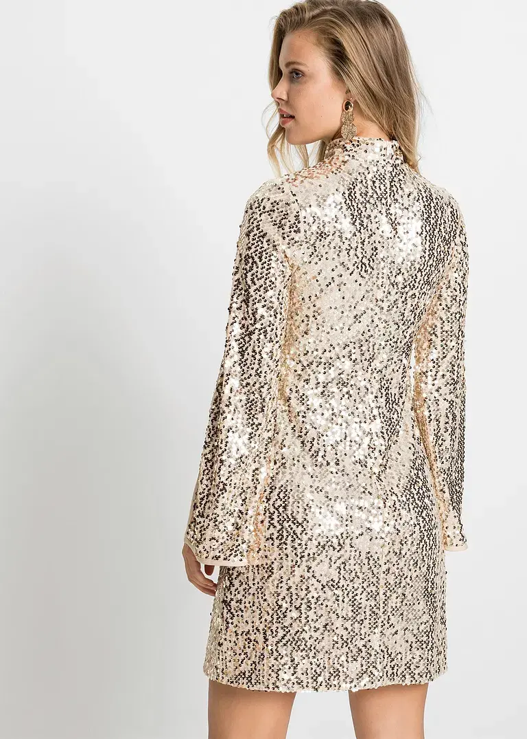 Bonprix Umwerfendes Partykleid Mit Toller Passform - Gold