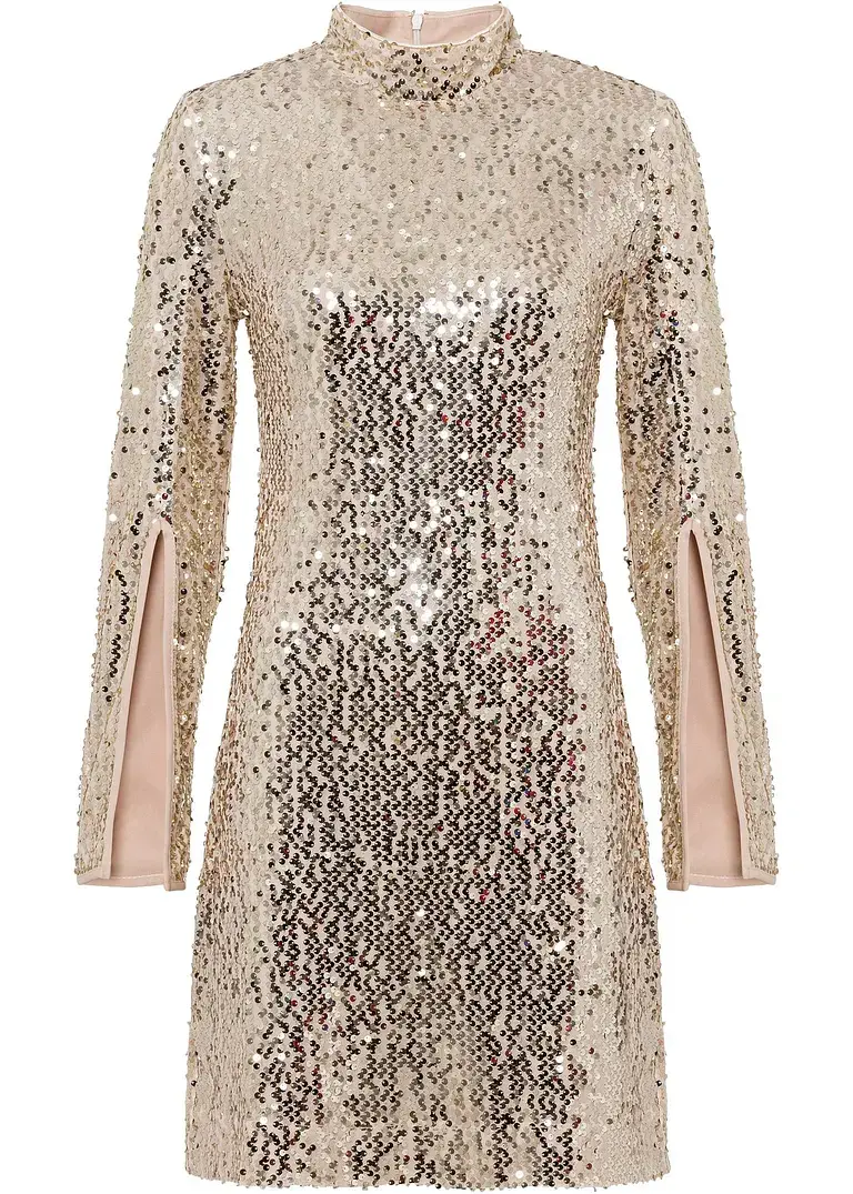 bonprix Umwerfendes Partykleid mit toller Passform - gold