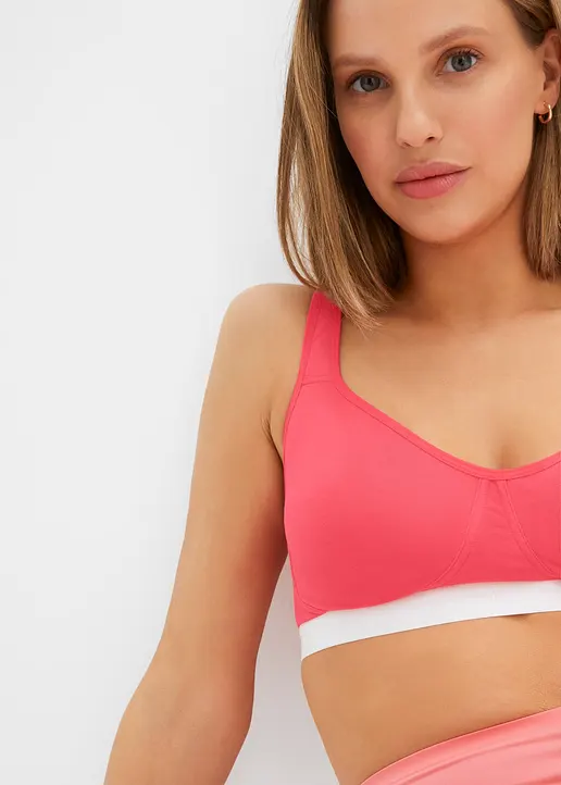Bonprix Ungepolsterter BH Ohne Bügel Im Sportlichen Look