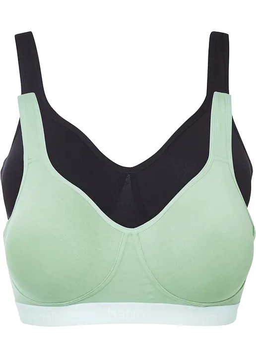 bonprix Ungepolsterter BH ohne Bügel im sportlichen Look