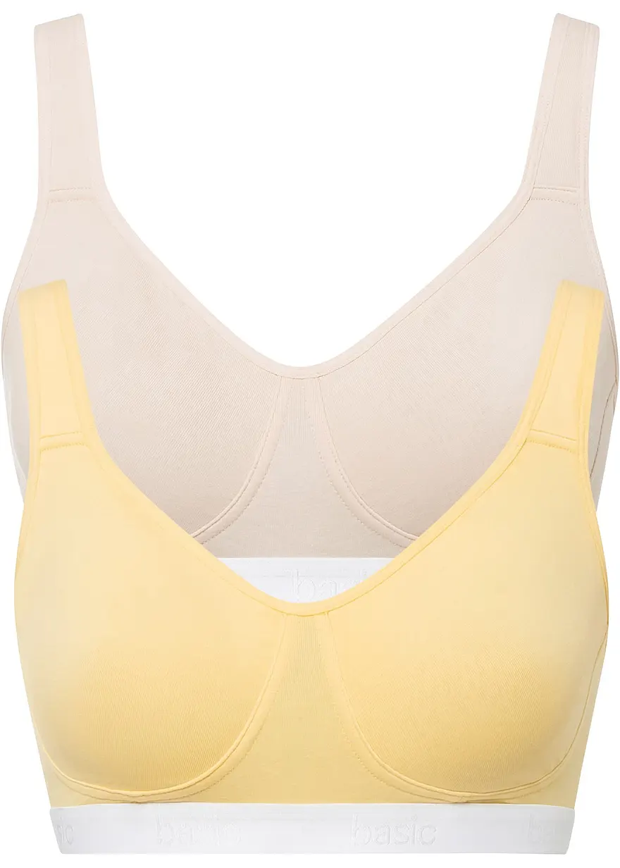 bonprix Ungepolsterter BH ohne Bügel im sportlichen Look