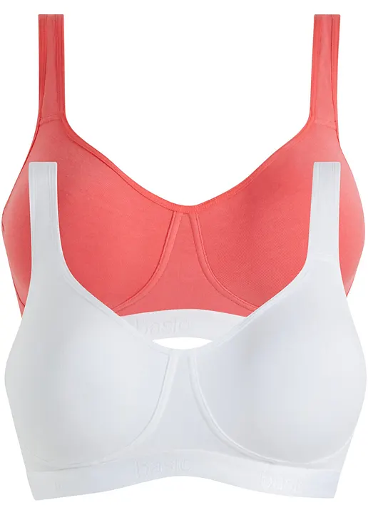 bonprix Ungepolsterter BH ohne Bügel im sportlichen Look