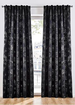 bonprix Verdunkelnder Fertigvorhang mit Glanz-Effekt