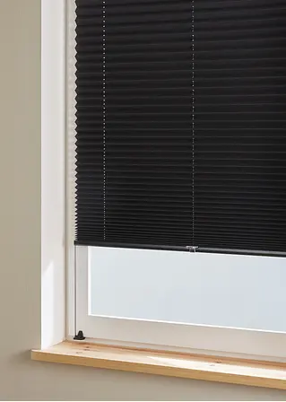 bonprix Verdunkelndes Plissee zum Bohren oder Klemmen - schwarz