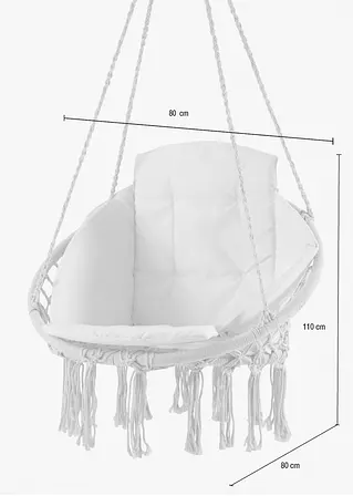 Bonprix Verspielter Hängesessel Für Entspannte Auszeiten - Beige