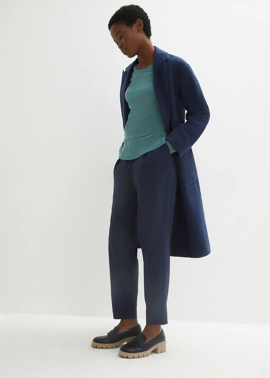 Bonprix Vielfach Kombinierbarer Basic Pullover Mir Recycelter Baumwolle