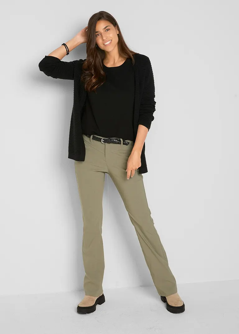 Bonprix Vielfach Kombinierbarer Basic Pullover Mir Recycelter Baumwolle