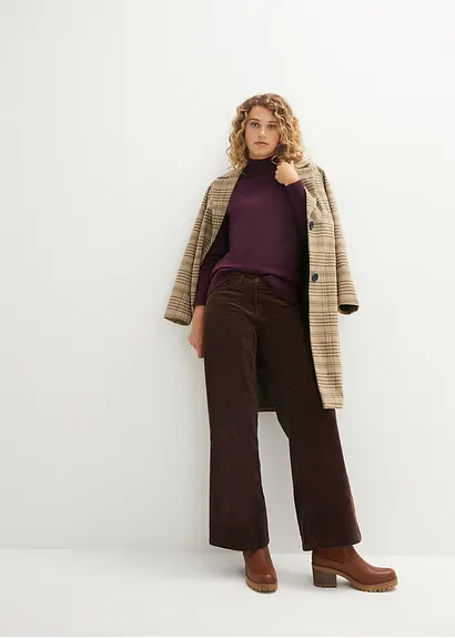 Bonprix Vielfach Kombinierbarer Pullover Mit Recycelter Baumwolle Und Turtle-Neck