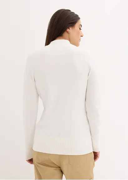 Bonprix Vielfach Kombinierbarer Pullover Mit Recycelter Baumwolle Und Turtle-Neck