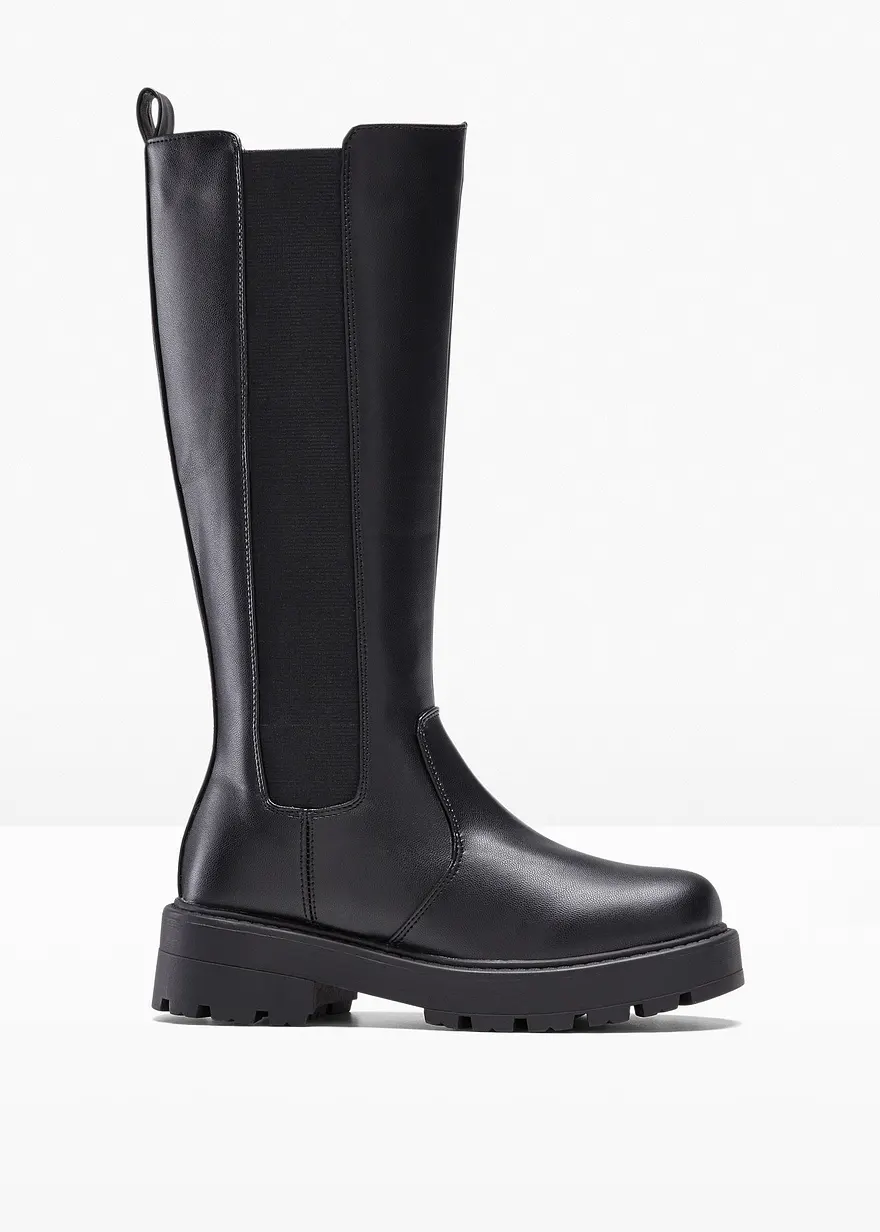 bonprix Vielfältig kombinierbarer Stiefel - schwarz - Damen