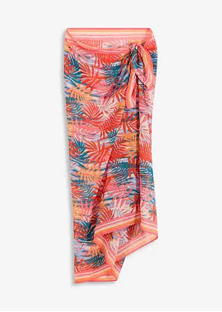 bonprix Vielseitig einsetzbarer Pareo mit floralem Druck - pink