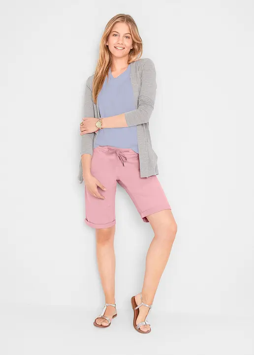Bonprix Vielseitig Kombinierbare Kurze Hose Mit Aufkrempelbaren Hosenbeinen