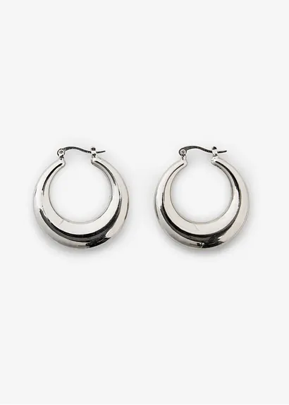 bonprix Vielseitig kombinierbare & moderne Creolen - silber