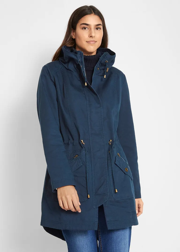 Bonprix Vielseitig Kombinierbare Sportliche Jacke Mit Taschen Aus Baumwolle