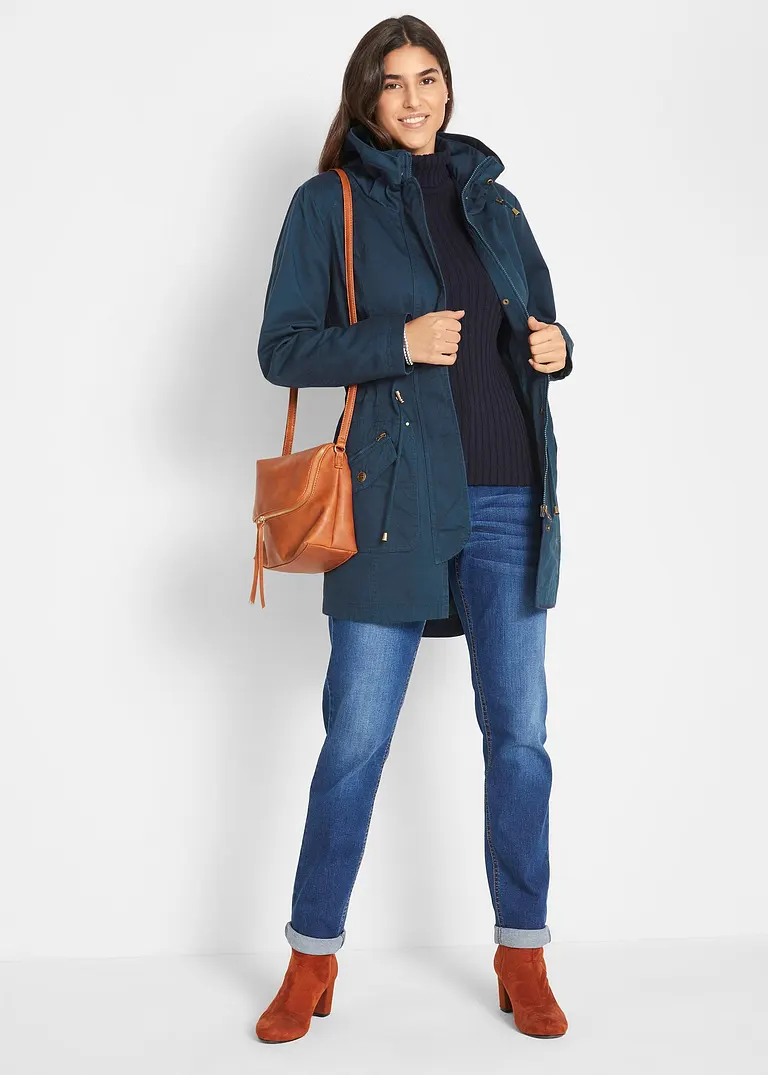 Bonprix Vielseitig Kombinierbare Sportliche Jacke Mit Taschen Aus Baumwolle