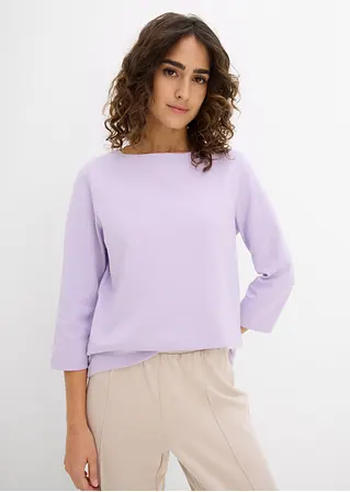 Bonprix Vielseitig Kombinierbares 3/4-Arm Shirt Aus Schwerer Bio-Baumwolle