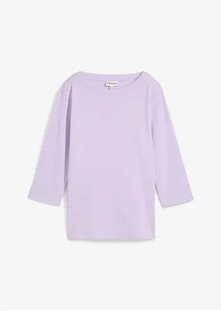 bonprix Vielseitig kombinierbares 3/4-Arm Shirt aus schwerer Bio-Baumwolle