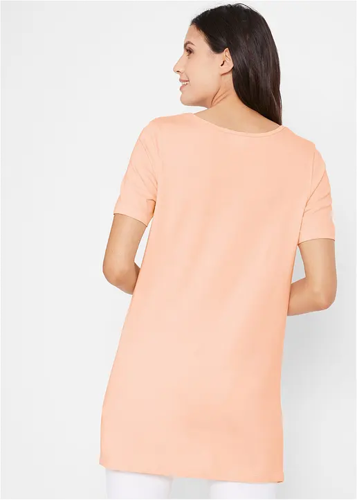 Bonprix Vielseitig Kombinierbares Basic-Long T-Shirt Im 2er-Pack - Damen