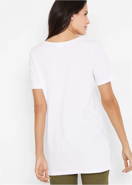 Bonprix Vielseitig Kombinierbares Basic-Long T-Shirt Im 2er-Pack - Damen