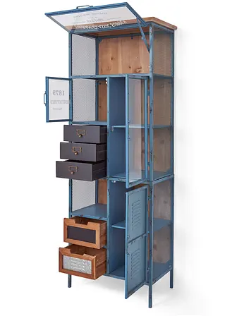 Bonprix Vitrine Im Industrial Style - Beige - Wohnen & Garten