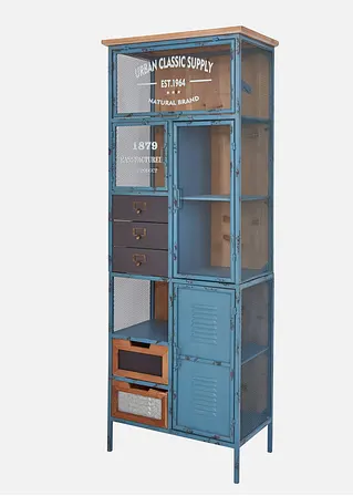 bonprix Vitrine im Industrial Style - beige - Wohnen & Garten