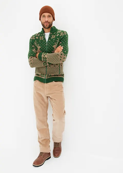 Bonprix Voluminöser Strick Ideal Für Kalte Tage - Grün