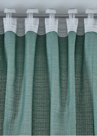 Bonprix Vorhang Mit Schimmer Effekt - Grün Multifunktionsband