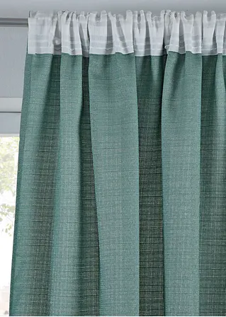 Bonprix Vorhang Mit Schimmer Effekt - Grün Multifunktionsband
