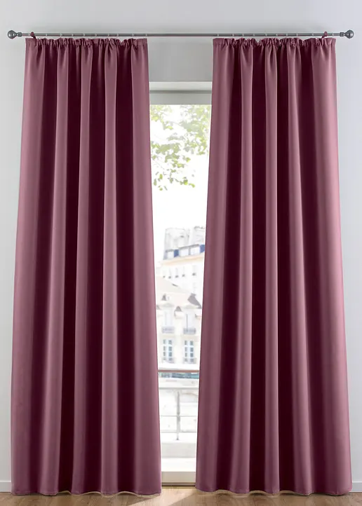 bonprix Vorhang zum abdunkeln und Energie sparen - auch in extra breiten Größen