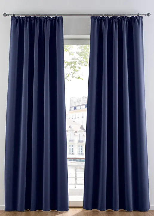 bonprix Vorhang zum abdunkeln und Energie sparen - auch in extra breiten Größen