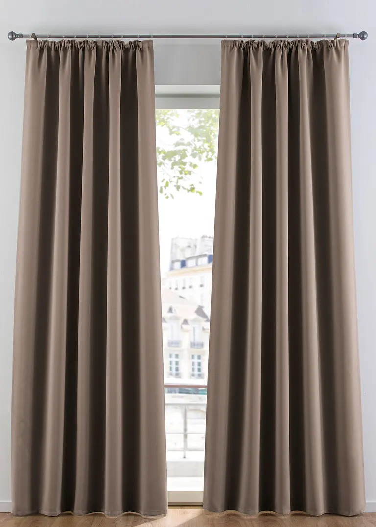 bonprix Vorhang zum abdunkeln und Energie sparen - auch in extra breiten Größen