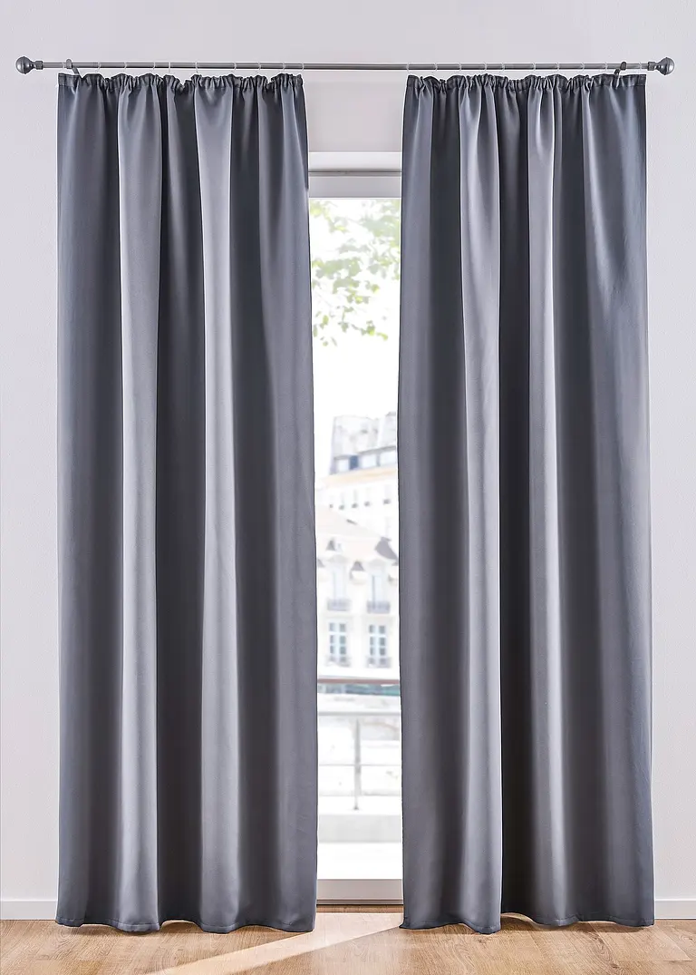 bonprix Vorhang zum abdunkeln und Energie sparen - auch in extra breiten Größen
