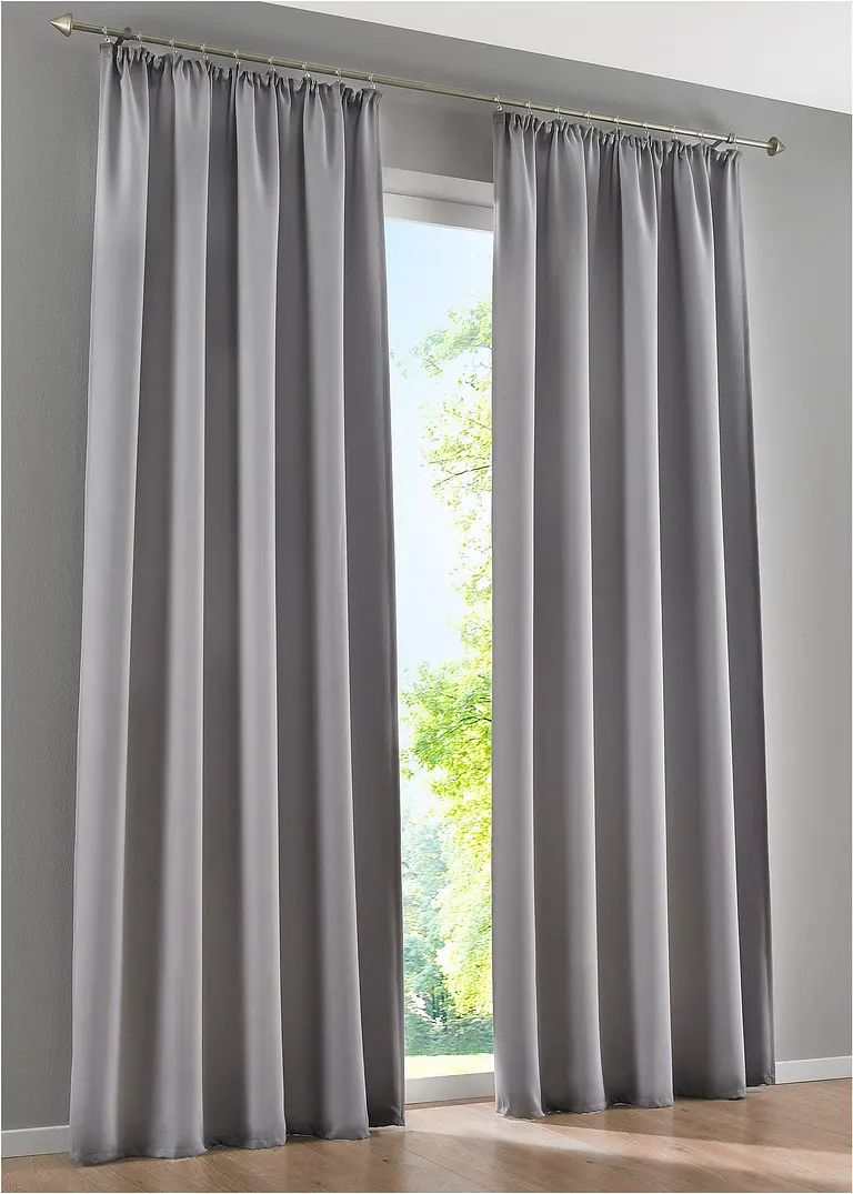 bonprix Vorhang zum abdunkeln und Energie sparen - auch in extra breiten Größen