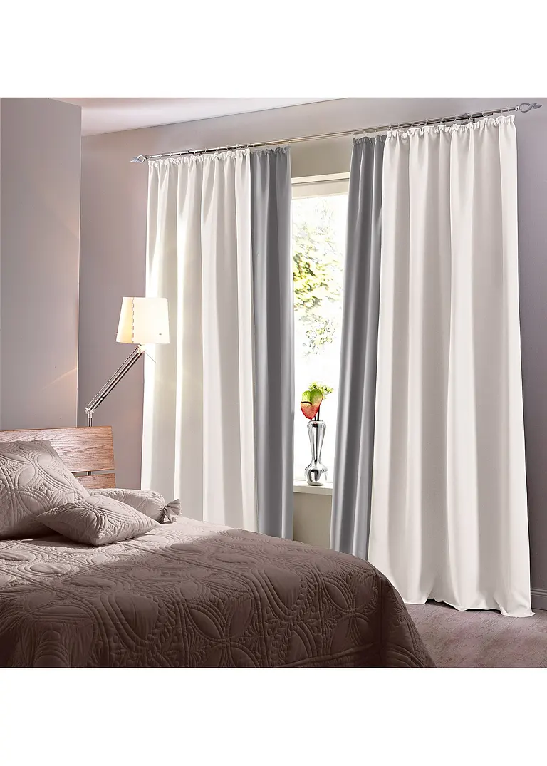 Bonprix Vorhang Zum Abdunkeln Und Energie Sparen - Auch In Extra Breiten Größen