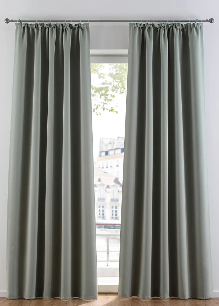 bonprix Vorhang zum abdunkeln und Energie sparen - auch in extra breiten Größen