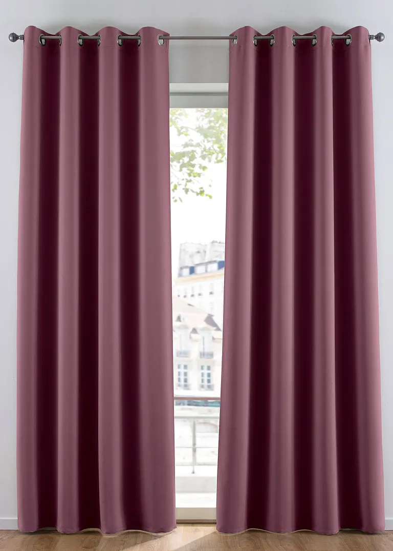 Bonprix Vorhang Zum Abdunkeln Und Energie Sparen - Auch In Extra Breiten Größen