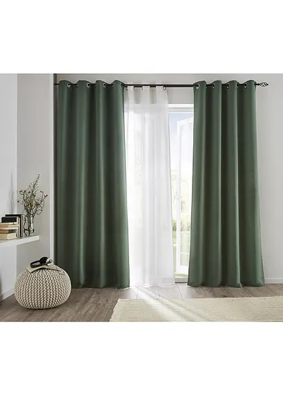 Bonprix Vorhang Zum Abdunkeln Und Energie Sparen - Auch In Extra Breiten Größen