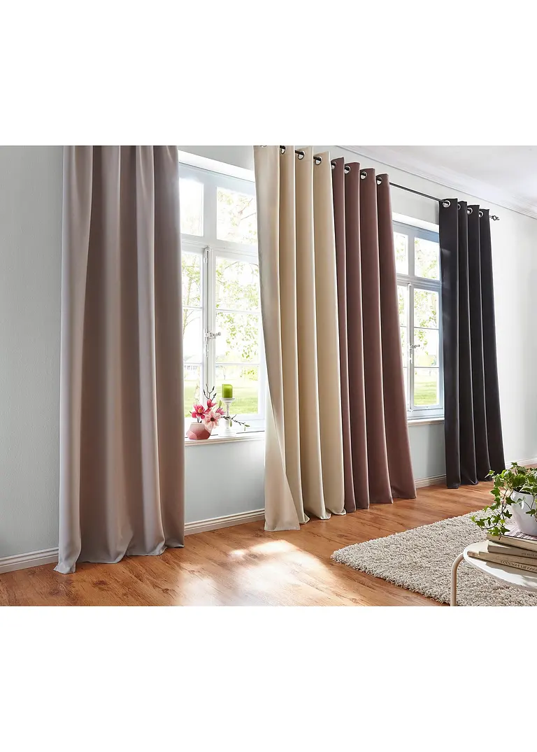 Bonprix Vorhang Zum Abdunkeln Und Energie Sparen - Auch In Extra Breiten Größen