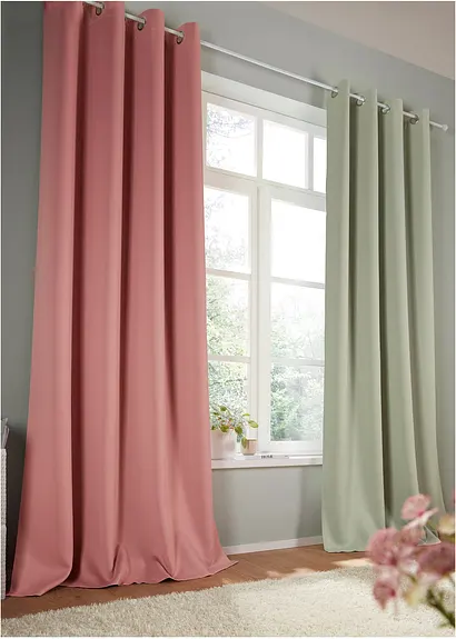 Bonprix Vorhang Zum Abdunkeln Und Energie Sparen - Auch In Extra Breiten Größen