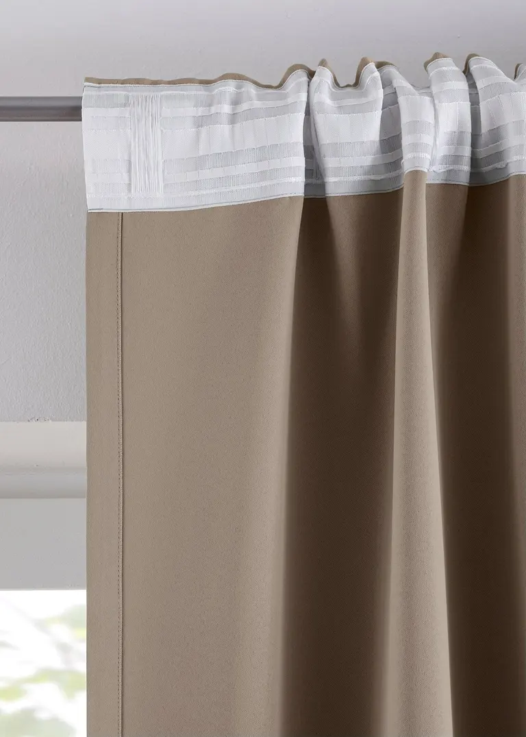 Bonprix Vorhang Zum Abdunkeln Und Energie Sparen - Auch In Extra Breiten Größen