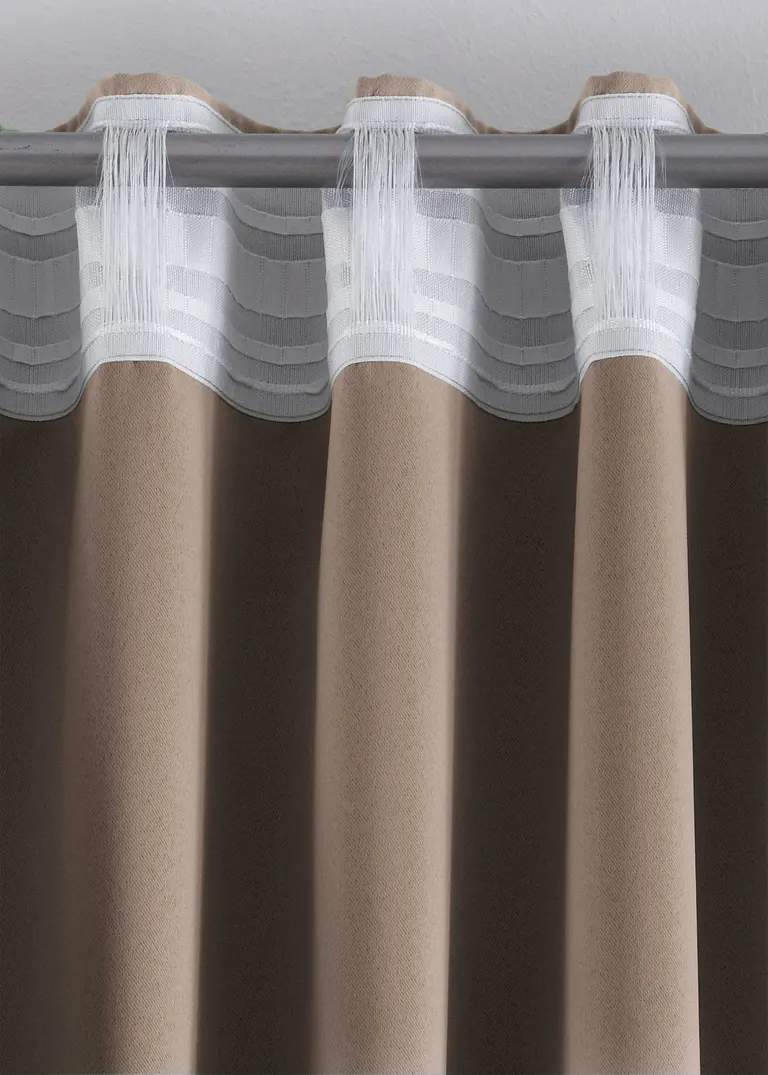 Bonprix Vorhang Zum Abdunkeln Und Energie Sparen - Auch In Extra Breiten Größen