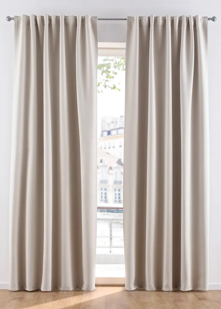 Bonprix Vorhang Zum Abdunkeln Und Energie Sparen - Auch In Extra Breiten Größen